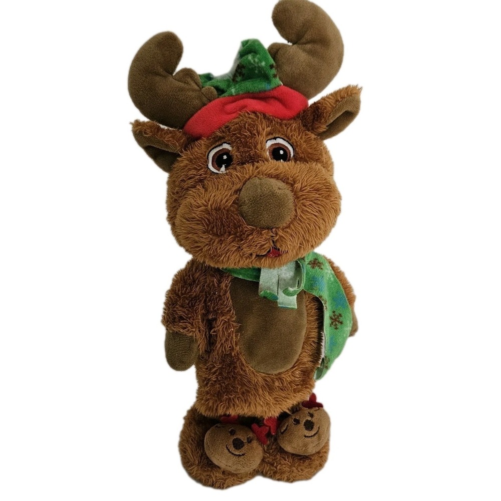 Vintage Reindeer Plush Sings Dances "Jingle Bells" by Homerbest
